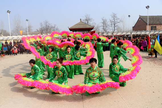 河南渑池:苏秦古庙会举行